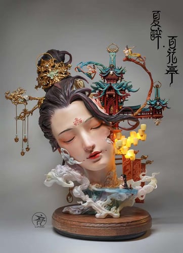 แบบลงสี Summer Of Flowery Pavilion คิมหันต์เริงสุรา by Liang (มัดจำ)  [[SOLD OUT]]