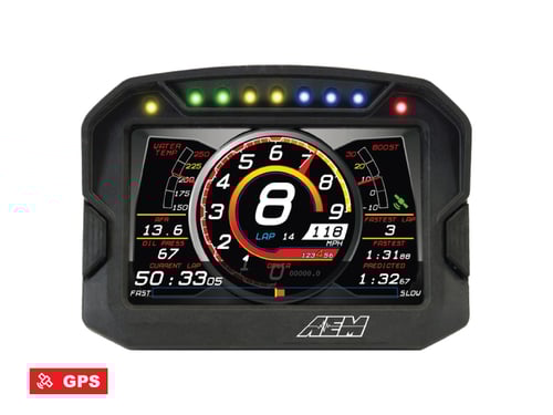 หน้าจอ AEM CD-5 Carbon Digital Dash ขนาด5" มี GPS