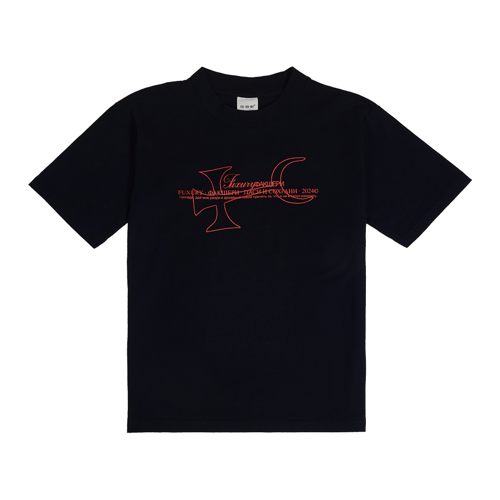 SUPREME X FUTURA BOX LOGO T-SHIRT BLACK