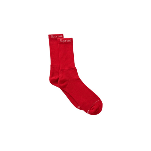 SUPREME SOCKS RED