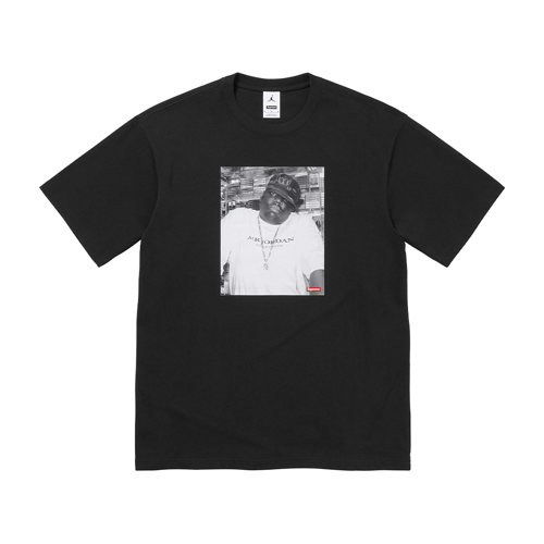SUPREME X JORDAN BLGGLE T-SHIRT BLACK