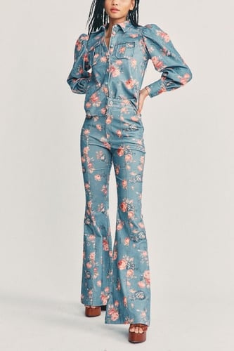 LOVE SHACK FANCY - MEYERSON FLARED PANT