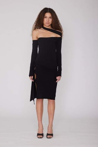 ROTATE BIRGER - BECA DRESS BLACK