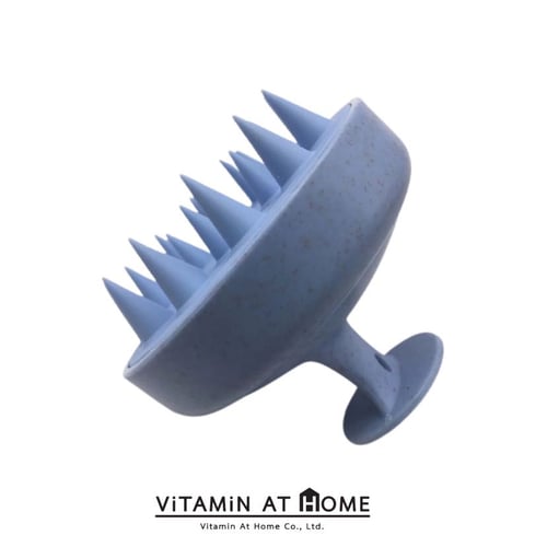 แปรงนวดหนังศีรษะ Scalp massager (สีฟ้า)