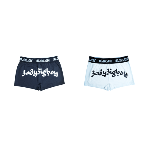 SARAN TRUNKS BOXER BLACK/WHITE