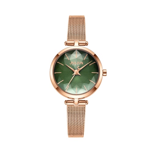 นาฬิกา Julius JA-1225 C สายสแตนเลสถัก สีโรสโกลด์