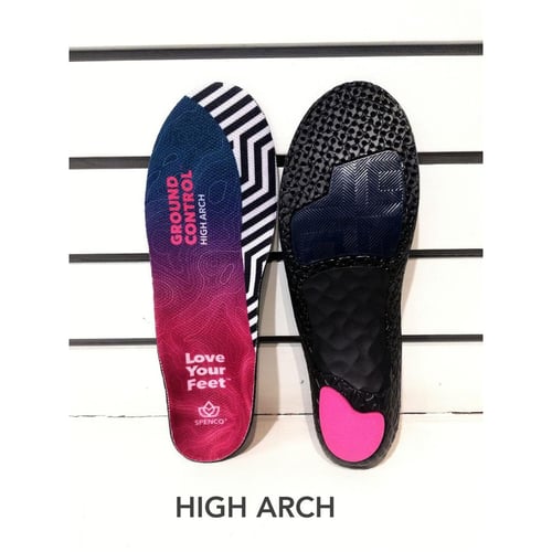 แผ่นรองเท้า เด้งได้ แบบไม่ง้อคาร์บอน Spenco Ground Control