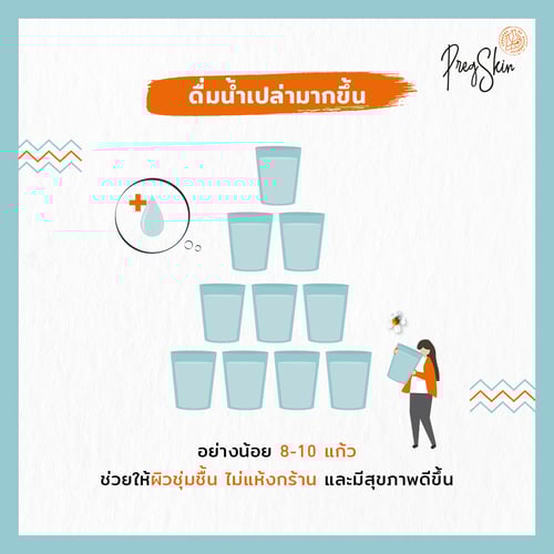 pregnant women should drink 8-10 glass of water