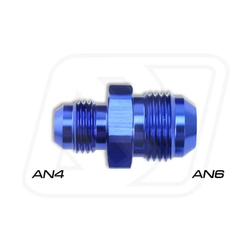 Billion ข้อลดเกลียวแปลงหัว AN4 ออก AN4/AN6 (BLUE/BLACK)