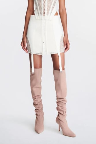 DION LEE - LACE UP CORSET SKIRT