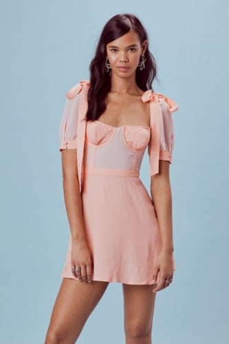 FOR LOVE & LEMONS - LOUISE MINI DRESS
