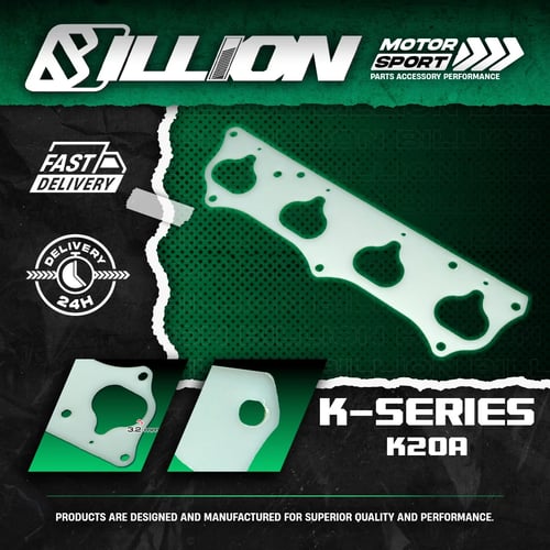 Billion ปะเก็นท่อร่วมไอดี K-Series ยูรีเทน (K20A)