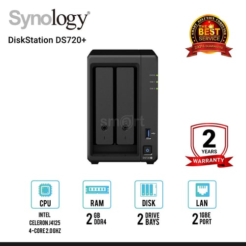 Synology DiskStation DS720+ 2-bay NAS