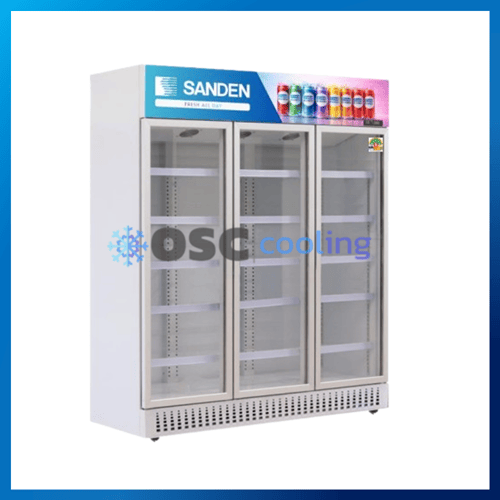 ตู้แช่เย็น 3 ประตู ขนาด 56.18 คิว "SANDEN" สีขาว [YPE-1800A]