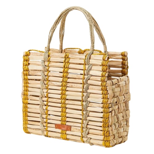 Mini wara yellow bag