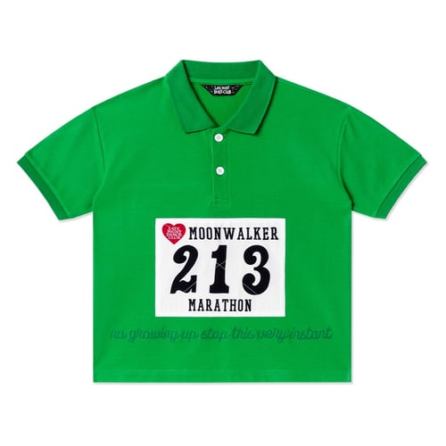 LATE NIGHT DANCE CLUB MOONWALKER FINISHER POLO GREEN