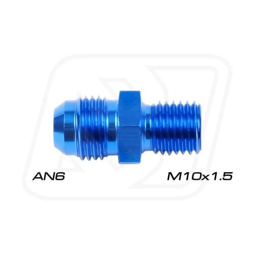 Billion ข้อลดเกลียว AN6 ออก M10x (1.0/1.25/1.5) BLUE/BLACK