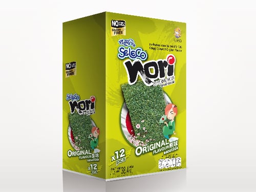 ซีลีโกะ Nori สาหร่ายทอด รสออริจินัล 12 ซอง/กล่อง (ขนาด 38.4 กรัม)