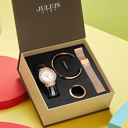 นาฬิกาข้อมือผู้หญิง JULIUS STAR JS-040 B