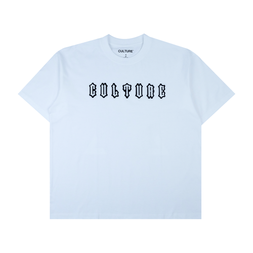 V.A.C CULTURE SUPER OVERSIZED LOGO T-SHIRT WHITE