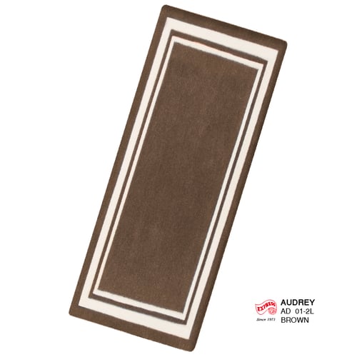 พรมรุ่น AUDREY MAT (LM) AD01-2 LM 50x120 ซม. BROWN (พรีออเดอร์)