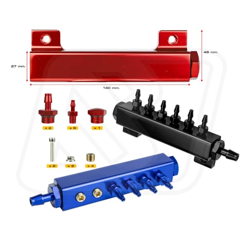 Billion รางรวมแวคคั่ม Air Control Valve Kit [BLACK/BLUE/RED]