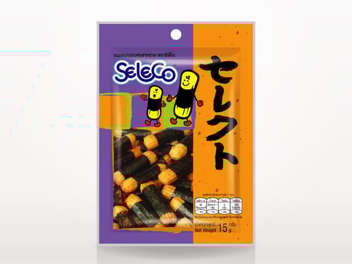 ซีลีโกะ ขนมอบกรอบห่อสาหร่าย ขนาด 15 กรัม