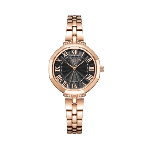นาฬิกา Julius JA-1323 D สายสแตนเลส สีโรสโกลด์