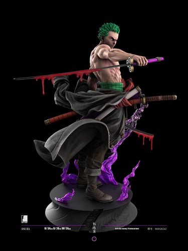 Zoro ฐานเดี่ยว Roronoa Zoro “ Dragon Slayer “ นักดาบปราบมังกร by Last Sleep (มัดจำ) [[SOLD OUT]]