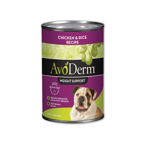 [MANOON] AVODERM Can Dog Food Natural Weight Control Chicken & Rice Formula 13 oz