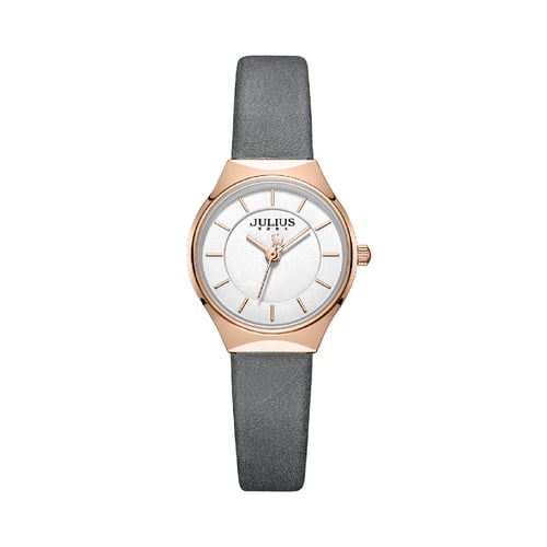 นาฬิกา Julius JA-1343 B สายหนัง สีเทา