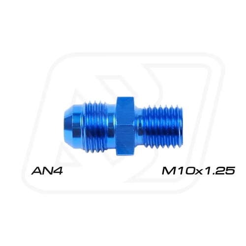 Billion ข้อลดเกลียว AN4 ออก M10x (1.0/1.25/1.5) BLUE/BLACK