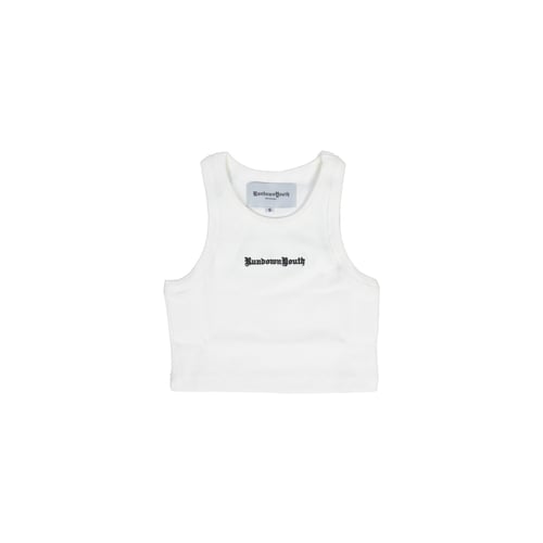 RUNDOWNYOUTH TANK TOP WHITE
