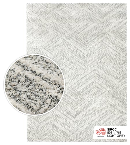 SIROC (XL) RUG 50811 768 XL 240x340 CM. LIGHTGREY