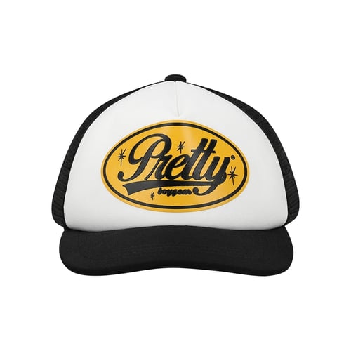 PRETTYBOYGEAR FISHING CLUB TRUCKER CAP BLACK