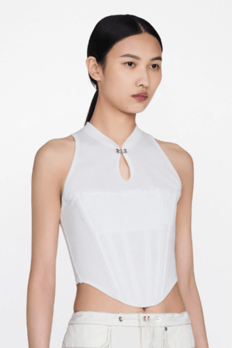 DION LEE - QIPAO CORSET TANK