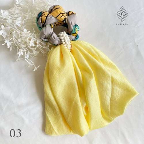 พวงมาลัยผ้าพันคอ พวงมาลัยผ้าคลุมไหล่ MN7