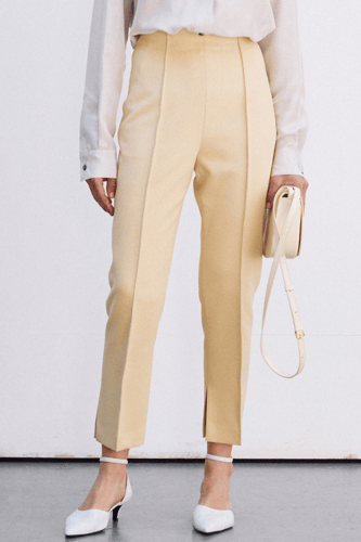 RECTO - HAZEL PIN TUCK DETAIL HIGH WAIST PANTS 