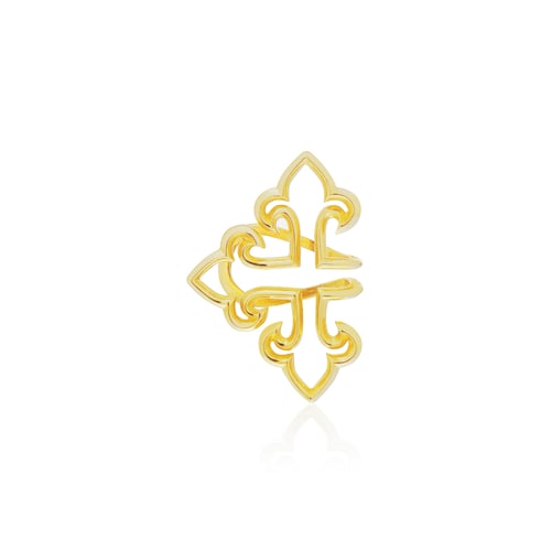 LisCross Edge: Golden Rituals Cross ขัดเงาพิเศษ ชุบทองคำแท้ 24 กะรัต (24 Karat Gold Sterling) *จำหน่ายเป็นชิ้น/ข้าง