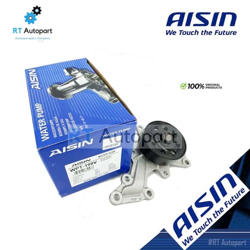 Aisin ปั้มน้ำ Toyota Vios NCP150 ปี13-18 2NR Yaris NSP152 ปี17-20 3NR-FE ** รุ่นปะเก็นปั้มน้ำเป็นโอริงยาง**/ 16100-B9490