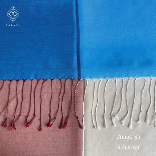Scarf and Shawl_Titra 4 color : Sky and Blue