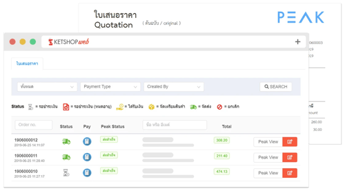 peak status quotation