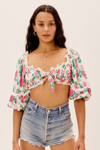 FOR LOVE & LEMONS - BECCA CROP TOP