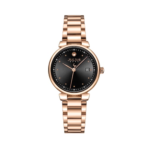 นาฬิกา Julius JA-1361 D สายสแตนเลส สีโรสโกลด์