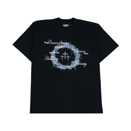 FEARLESS CROWN T-SHIRT BLACK