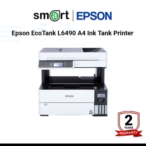 เครื่องพิมพ์อิงค์เจ็ท Epson EcoTank L6490 A4 Ink Tank Printer