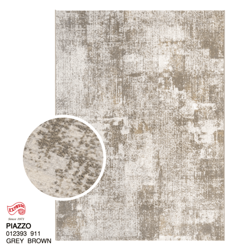 PIAZZO (XXL) 012393 911 XXL 300x400 CM. GREY BROWN