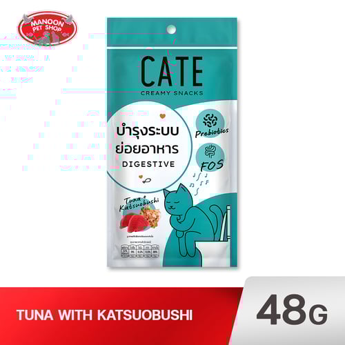 CATE Creamy Snack Tuna Katsuobushi Flavor 4x12g.