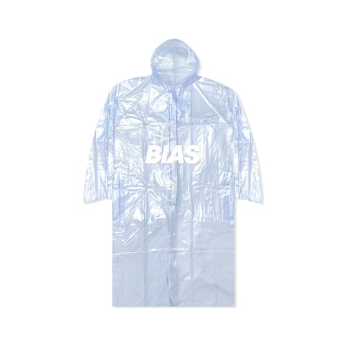 THE BIAS CLUB BACK RAINCOAT CLEAR/WHITE