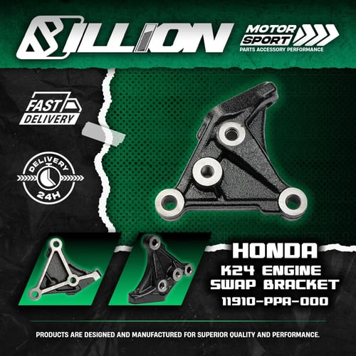 Billion แท่นเครื่อง Honda K24 Engine Swap Bracket 11910-PPA-000